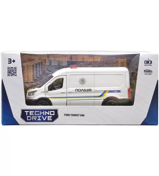 Автомодель - Ford Transit Van Полиция - 250343U_9.jpg - № 9