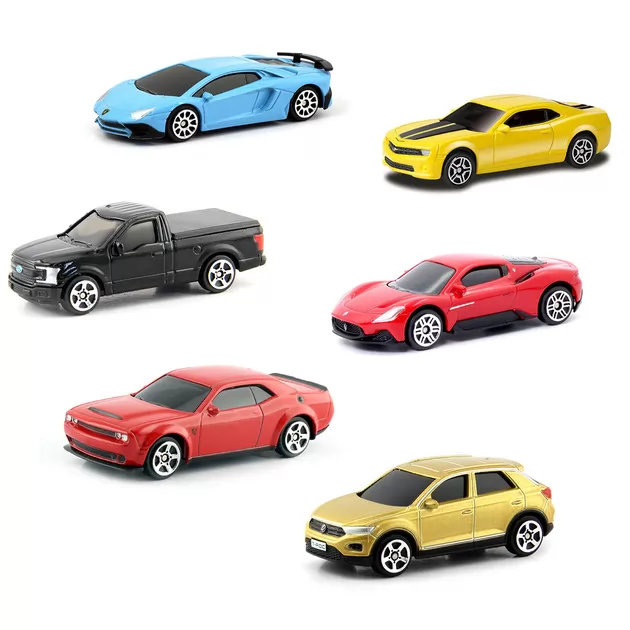 Автомодели - Мини-модели в дисплее (ассорт. B, 1:64)
