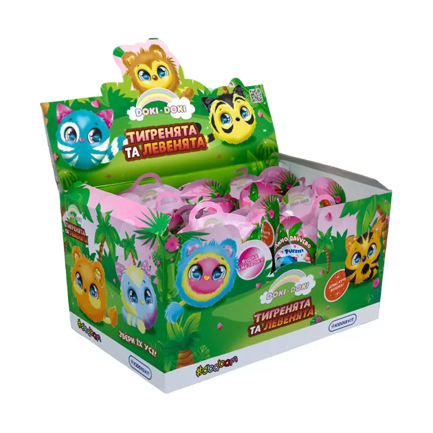 Мягкая коллекционная игрушка-сюрприз – Тигрята и львята