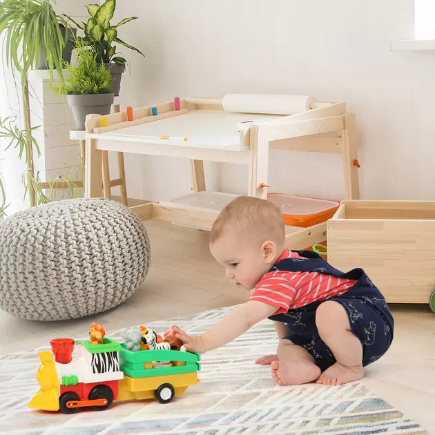 Игровой Набор Kiddi Smart – Паровоз Лимпопо (украинский язык)