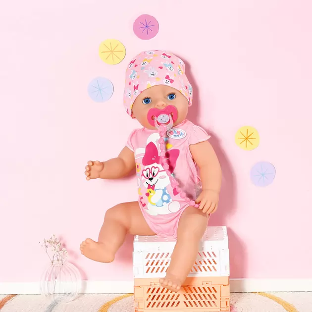 Пустышка для куклы Baby Born на клипсе (в ассорт.)