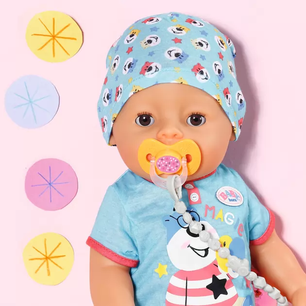 Пустышка для куклы Baby Born на клипсе (в ассорт.)