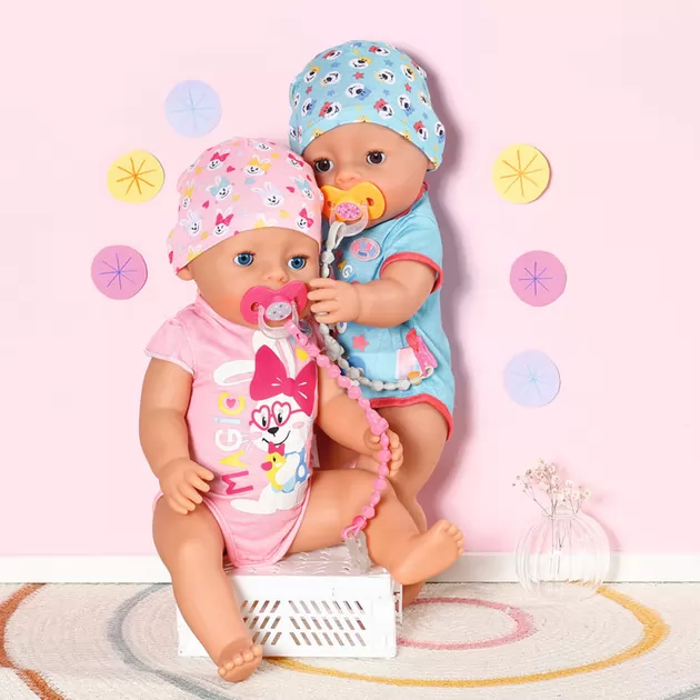 Пустышка для куклы Baby Born на клипсе (в ассорт.)