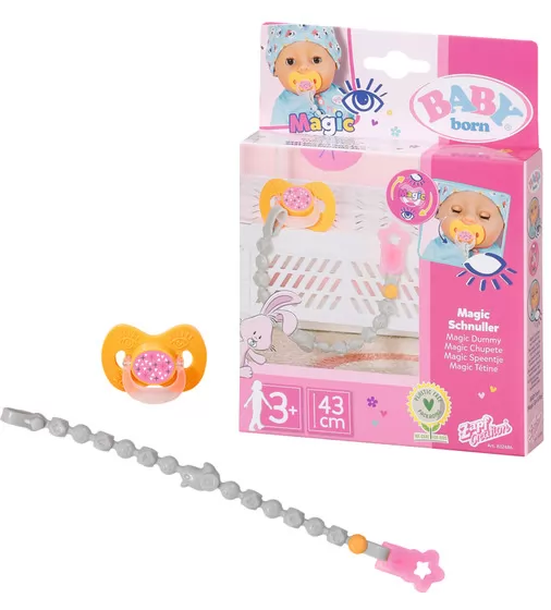 Пустышка для куклы Baby Born на клипсе (в ассорт.) - 832486_3.jpg - № 3