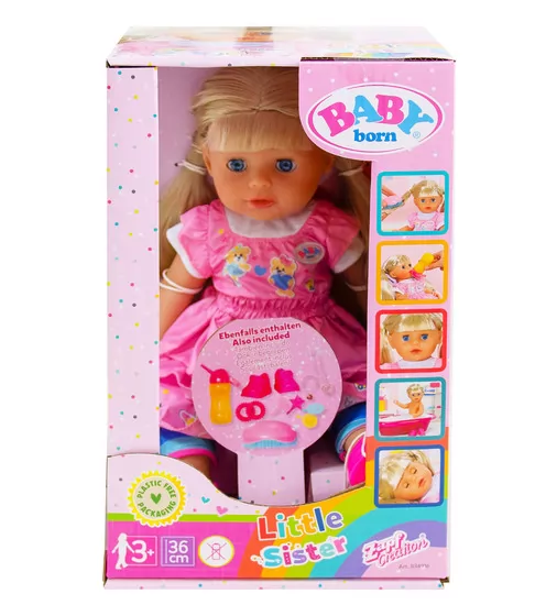 Кукла Baby Born - Младшая сестрёнка (36 cm) - 834916_11.jpg - № 11