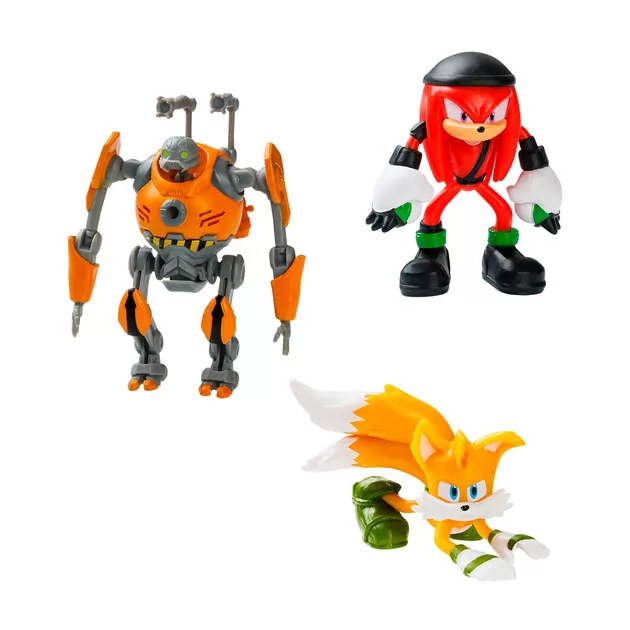 Набор игровых фигурок Sonic Prime – Эггфорсер, Наклз, Тэйлз