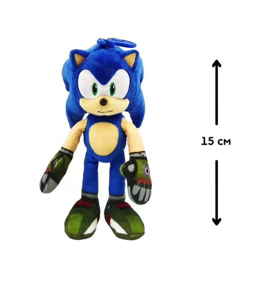 Мягкая игрушка на клипсе Sonic Prime – Соник - SON7004A_2.jpg - № 2