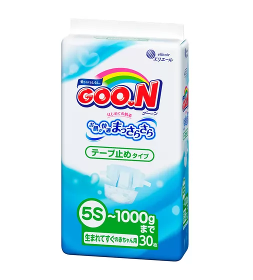 Подгузники Goo.N Для Маловесных Новорожденных  (Р. Sssss, До 1 Кг) - 753863_2.jpg - № 2