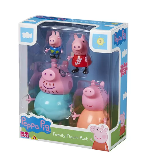 Набор Фигурок Peppa - Большая Семья Пеппы (Папа, Мама, Пеппа И Джордж) - 06666_2.jpg - № 2