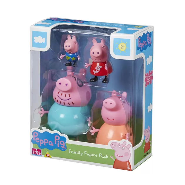 Набор Фигурок Peppa - Большая Семья Пеппы (Папа, Мама, Пеппа И Джордж)