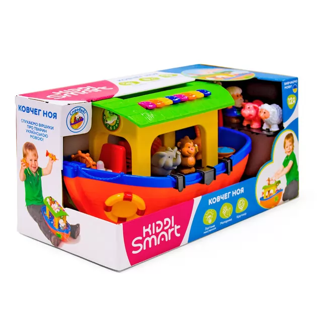 Игровой Набор Kiddi Smart – Ноев ковчег (украинский язык)