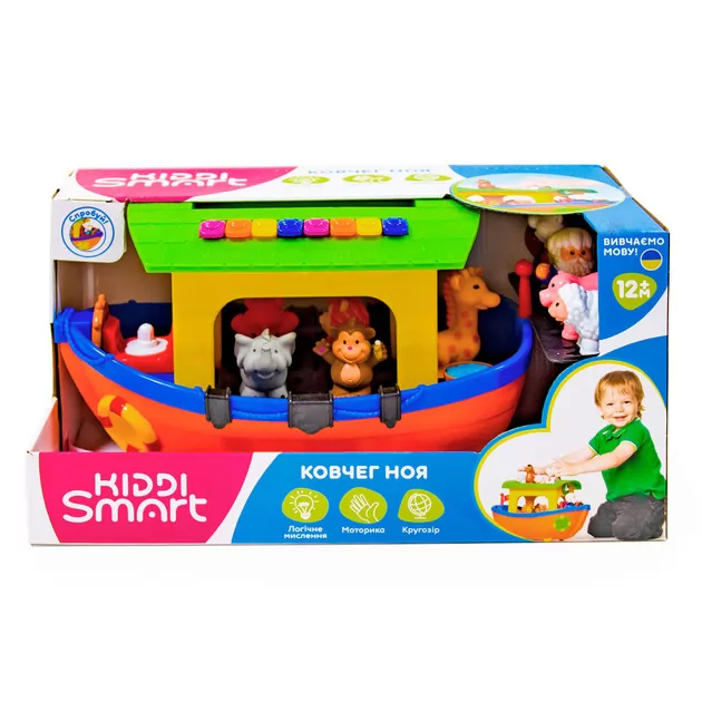 Игровой Набор Kiddi Smart – Ноев ковчег (украинский язык)