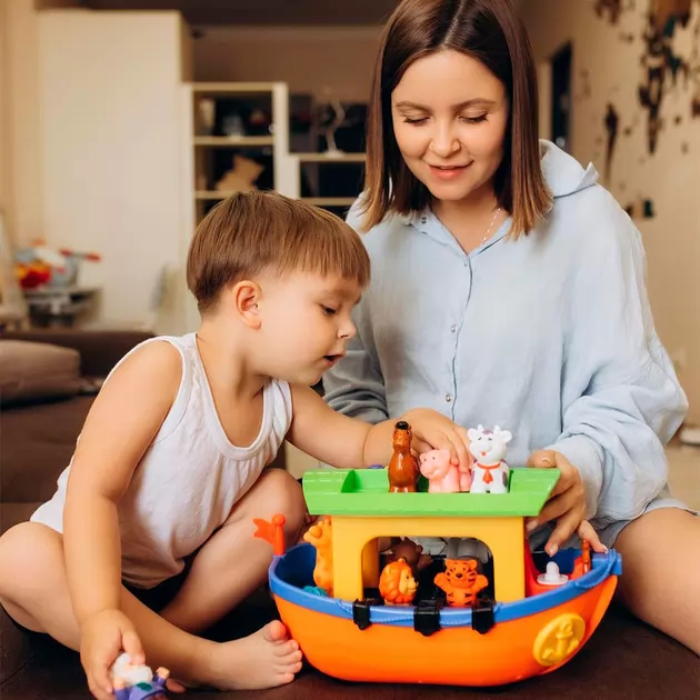 Игровой Набор Kiddi Smart – Ноев ковчег (украинский язык)