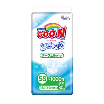 Подгузники Goo.N Для Маловесных Новорожденных  (Sssss, До 1 Кг)