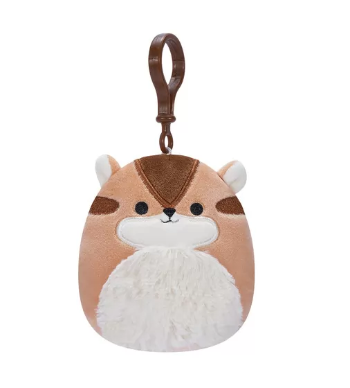 Мягкая игрушка на клипсе Squishmallows – Бурундук Мелзи (9 cm) - SQCP00148_1.jpg - № 1