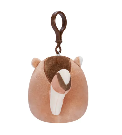 Мягкая игрушка на клипсе Squishmallows – Бурундук Мелзи (9 cm) - SQCP00148_4.jpg - № 4