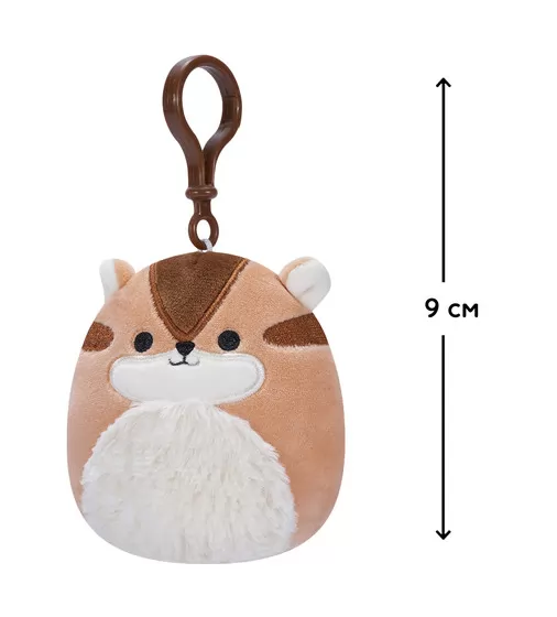 Мягкая игрушка на клипсе Squishmallows – Бурундук Мелзи (9 cm) - SQCP00148_2.jpg - № 2