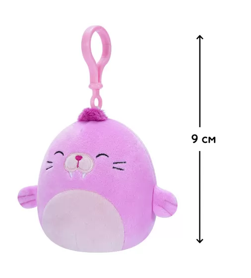 Мягкая игрушка на клипсе Squishmallows – Морж Пэпэ (9 cm) - SQCP00150_2.jpg - № 2