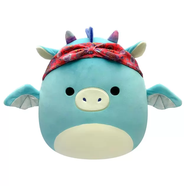 Мягкая игрушка Squishmallows – Дракон в бандане (19 cm)