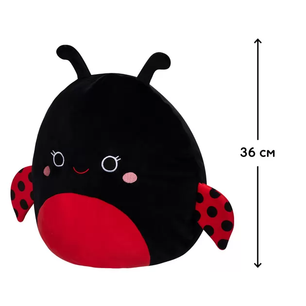 Мягкая игрушка Squishmallows – Божья коровка Труди (36 cm)