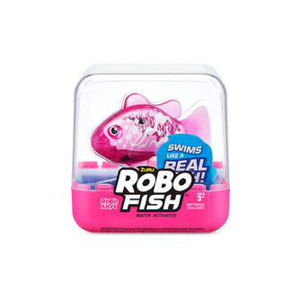 Интерактивная игрушка Robo Alive S3 - Роборыбка (розовая)