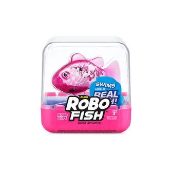 Интерактивная игрушка Robo Alive S3 - Роборыбка (розовая)