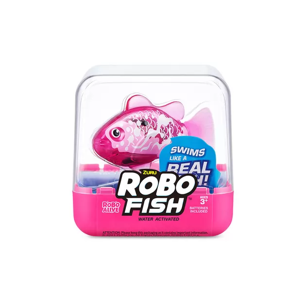 Интерактивная игрушка Robo Alive S3 - Роборыбка (розовая)