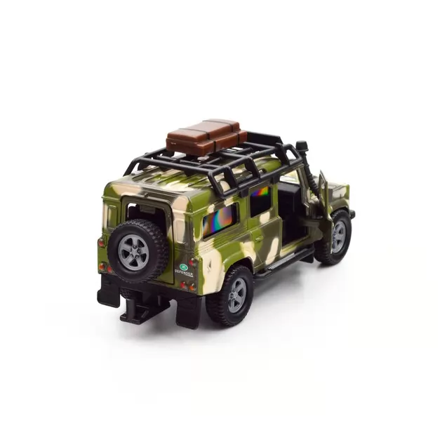 Игровой набор – Land Rover Defender Mилитари (с лодкой)