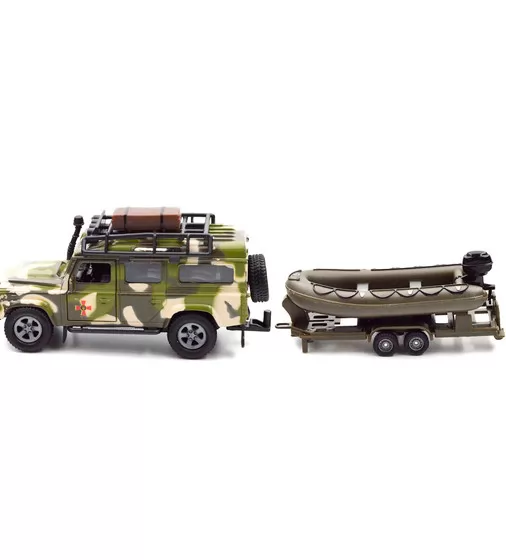 Игровой набор – Land Rover Defender Mилитари (с лодкой) - 520191.270_2.jpg - № 2