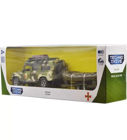 Игровой набор – Land Rover Defender Mилитари (с лодкой) - 520191.270_10.jpg - № 10