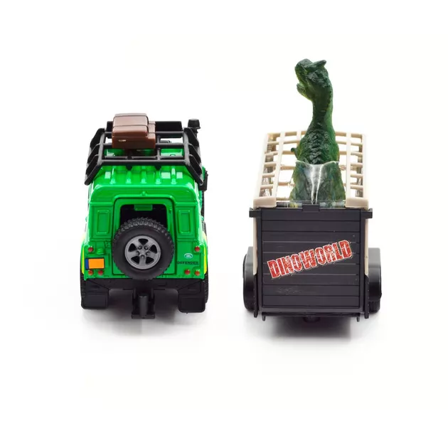 Игровой набор – Land Rover (с прицепом и динозавром)