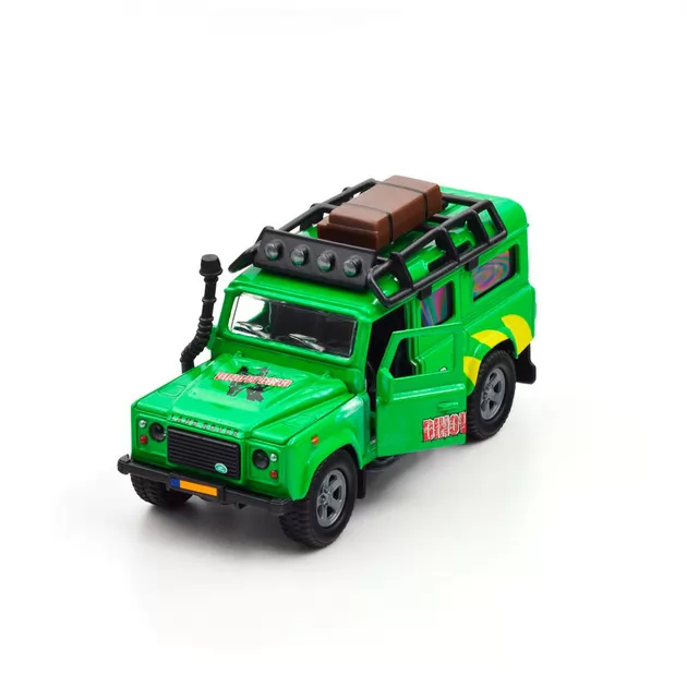Игровой набор – Land Rover (с прицепом и динозавром)