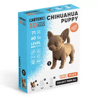 Puzzle 3D  Szczeniak chihuahua