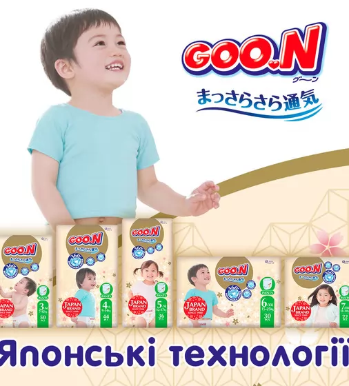 Трусики-подгузники Goo.N Premium Soft (размер 7(3XL), 18-30 кг, 22 шт) - F1010101-160_8.jpg - № 8
