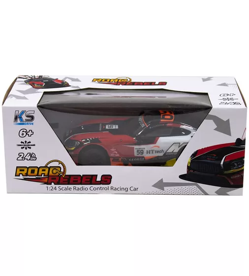 Автомобиль KS Drive на р/у - Road Rebels (1:24, красный) - 16599OB_9.jpg - № 9