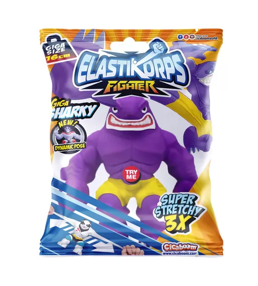 Стретч-игрушка Elastikorps серии «Fighter» – Акула Шарки - C1016GF15-2021-1_1.jpg - № 1