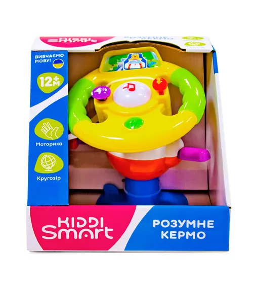 Игрушка на присоске Kiddi Smart – Умный руль (украинский) - 063420_7.jpg - № 7