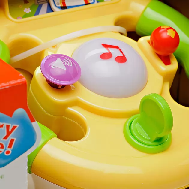 Игрушка на присоске Kiddi Smart – Умный руль (украинский)