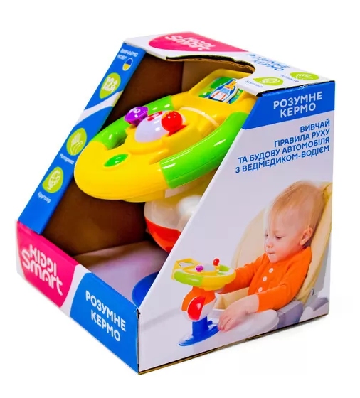 Игрушка на присоске Kiddi Smart – Умный руль (украинский) - 063420_6.jpg - № 6