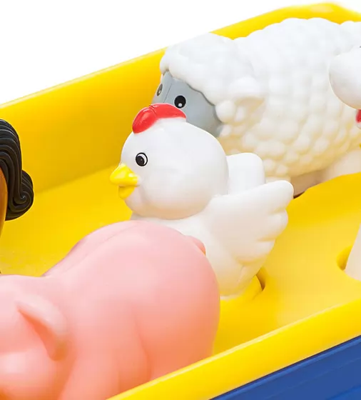 Игровой набор Kiddi Smart - Трактор с трейлером (украинский) - 063180_4.jpg - № 4