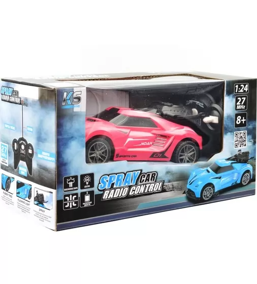 Автомобиль Spray Car на р/у – Sport (розовый, 1:24, туман) - SL-354RHP_15.jpg - № 15