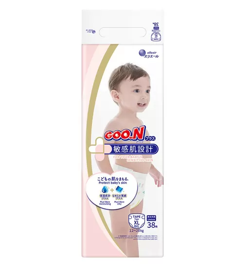 Подгузники Goo.N Plus для детей (размер 5(XL), 12-20 кг, 38 шт) - 21000630_1.jpg - № 1