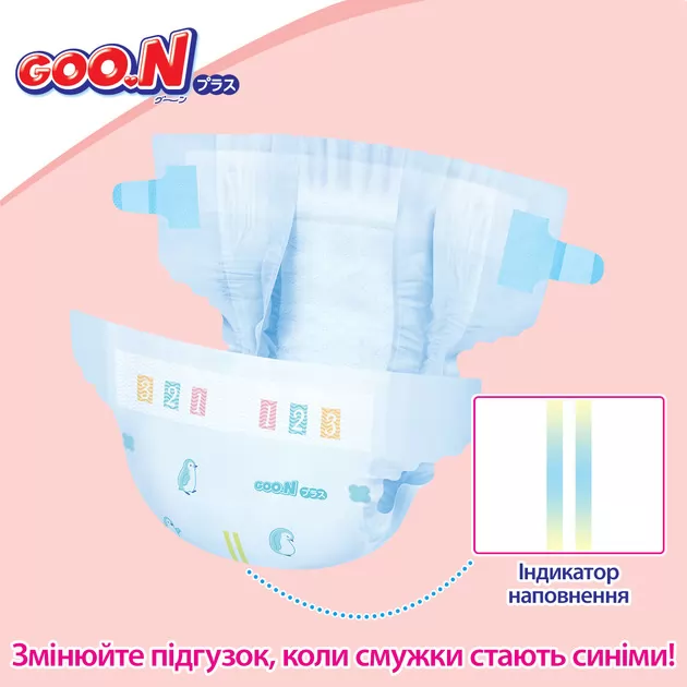 Подгузники Goo.N Plus для детей (размер 5(XL), 12-20 кг, 38 шт)