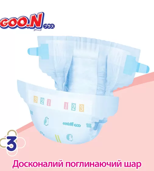 Подгузники Goo.N Plus для детей (размер 5(XL), 12-20 кг, 38 шт) - 21000630_5.jpg - № 5