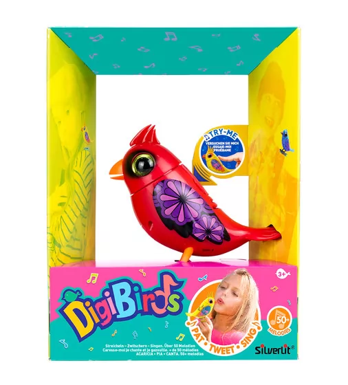 Интерактивная птичка DigiBirds II - Красный кардинал - 88603_1.jpg - № 1
