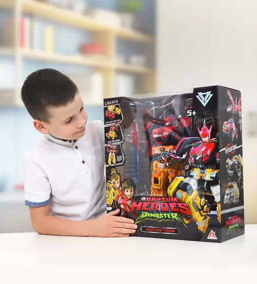 Игровой набор с роботом-трансформером Dinoster – Раптор Трон - EU580801_10.jpg - № 10