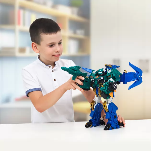 Игровой набор с роботом-трансформером Dinoster – Стего Бласт Винг