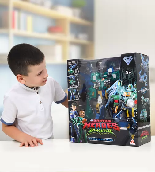 Игровой набор с роботом-трансформером Dinoster – Стего Бласт Винг - EU580802_10.jpg - № 10