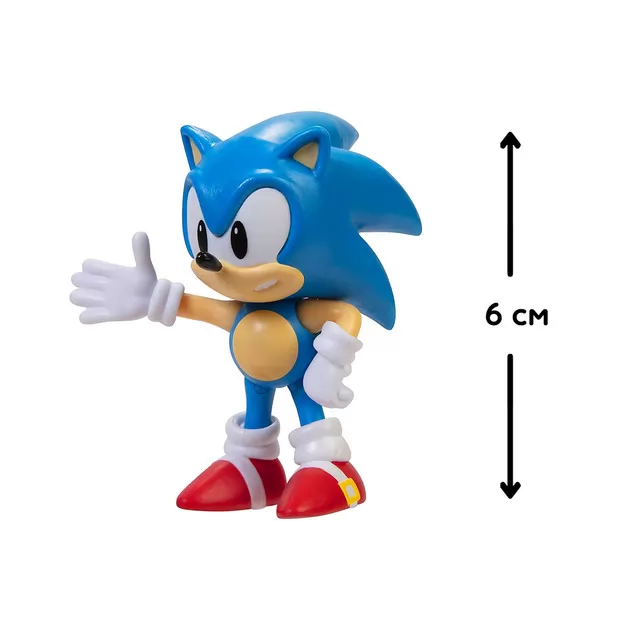 Игровая фигурка с артикуляцией SONIC THE HEDGEHOG - Классический Соник 6 cm