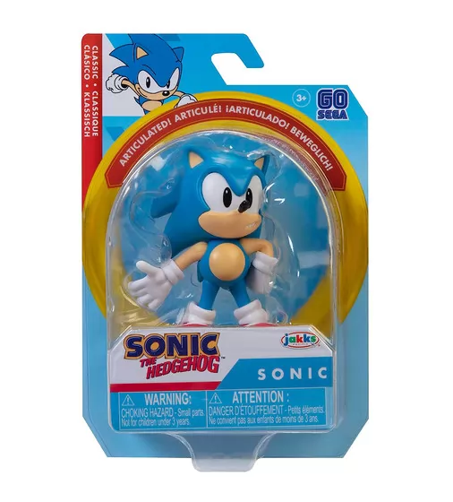 Игровая фигурка с артикуляцией SONIC THE HEDGEHOG - Классический Соник 6 cm - 40687i-RF1_1.jpg - № 1
